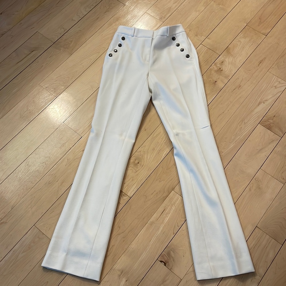 White House black market, size 00L, white dress pants